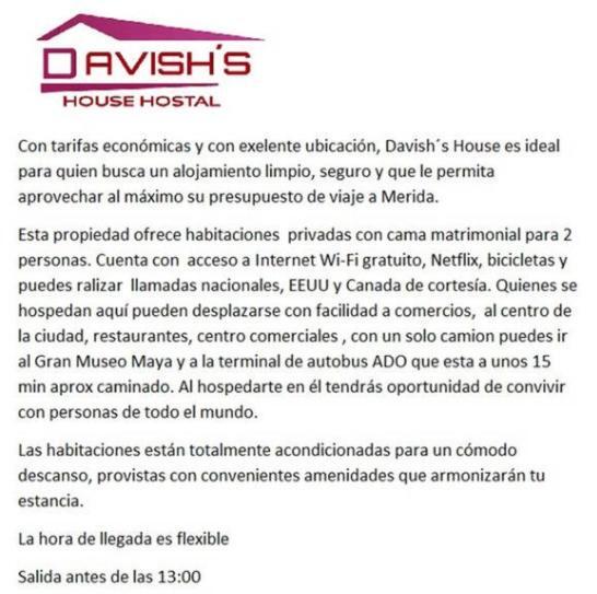 Davish's House Pensión *
